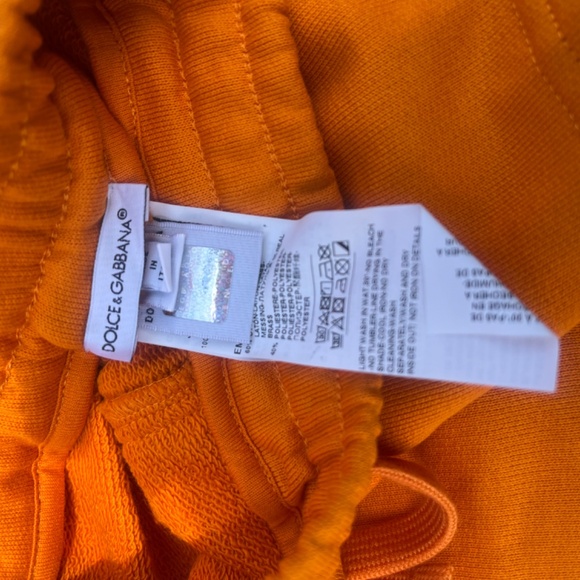 Dolce & Gabbana Infant Logo Patch Track Shorts and Zip-Up Hoodie - Picture 8 of 16